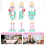 Green nutcracker figurine 38 cm Christmas decoration 6