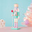 Green nutcracker figurine 38 cm Christmas decoration 7