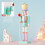 Green nutcracker figurine 38 cm Christmas decoration 8