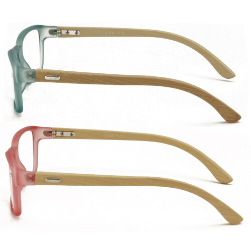 Bamboo Women Reading Glasses +2.00 2 Pairs 2