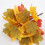 Artificial Red Maple Leaves with Stem UV Resistant 1 Piece 4