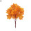 Artificial Red Maple Leaves with Stem UV Resistant 1 Piece 5