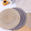 Round cotton place mat with heat insulation 4