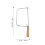 Coping Saw with Wooden Handle and Replacement Blades Set 3