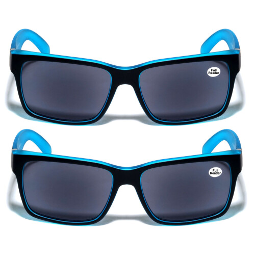 Men's Reading Sunglasses +3.00 Power 2 Pairs 1
