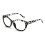 Women's oversized reading glasses clear lens oval leopard 2