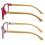 Bamboo Women Reading Glasses +2.50 2 Pairs 3