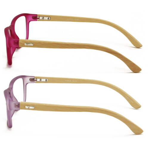 Bamboo Women Reading Glasses +2.50 2 Pairs 2