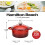 Enamel Cast Iron Dutch Oven Gray 5.5-Quart 7