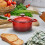 Enamel Cast Iron Dutch Oven Gray 5.5-Quart 5