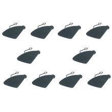 10X Capot de Couverture D'Oeil de Crochet de Remorquage de Pare-Chocs Avant de Voiture pour SéRie 3 F30 F31 2011-2015 51117293116