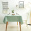 Mint Green Polyester Tablecloth Waterproof Rectangular 2