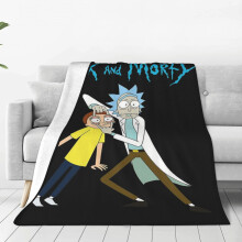 Rick and Morty Plush Throw Blanket 50x60 Inches