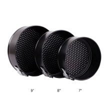 Springform Cake Pan Set Round 7 8 9 Inch 3 Piece
