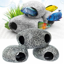 Cichlid aquarium rock decoration large hideaway