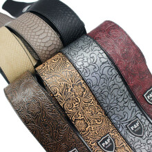 Leather Guitar Strap Adjustable for Acoustic and Electric