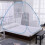 Folding Mosquito Net Portable Pop-Up Tent with Floor White 1