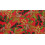 Christmas tablecloth with holly mistletoe pine branches red 3