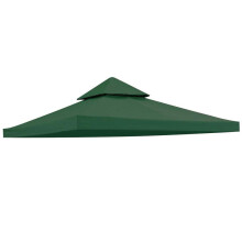 Lovote gazebo canopy top 10x10 ft green UV-resistant