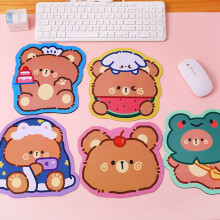 Bear Mouse Pad Waterproof Desk Mat 5PCS
