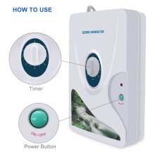 Draagbare Ozongenerator 600 Waterozonator O3-Ozonmachine voor Thuislucht, Water, Fruit, Groenten Schoon US-Stekker