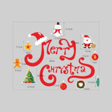 Christmas Garage Door Magnets Weather Resistant Set