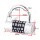 VOGDORA 5-digit resettable combination padlock silver 1 pack 2