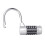 VOGDORA 5-digit resettable combination padlock silver 1 pack 7