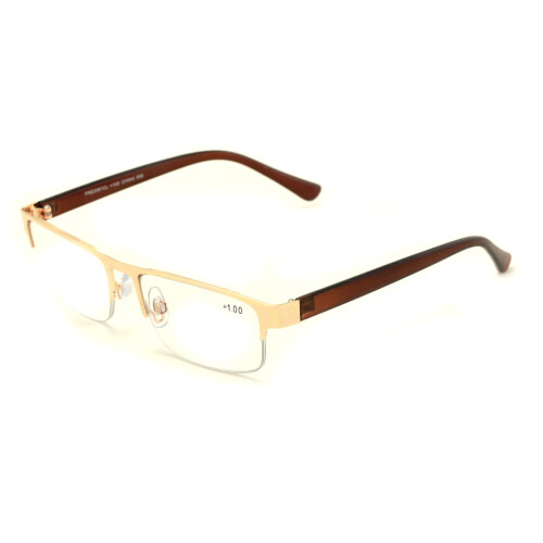 Metal Rectangular Progressive Reading Glasses 1 Pair 1