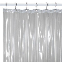 Maison Concepts PVC shower liner clear 70 L x 72 H