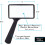 Handheld Magnifying Glass 3X Rectangular Large Lens 2