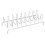 Layla plate organizer rack white 5.5x13.4x3.75 in 1