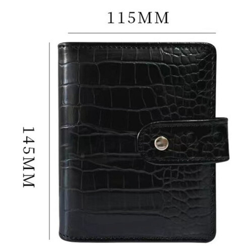 Cowhide Hand Account Notebook 45-Line Loose-Leaf 1