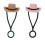Silicone Cowboy Hat Straw Covers for Stanley Cup 30/40 oz 2 2