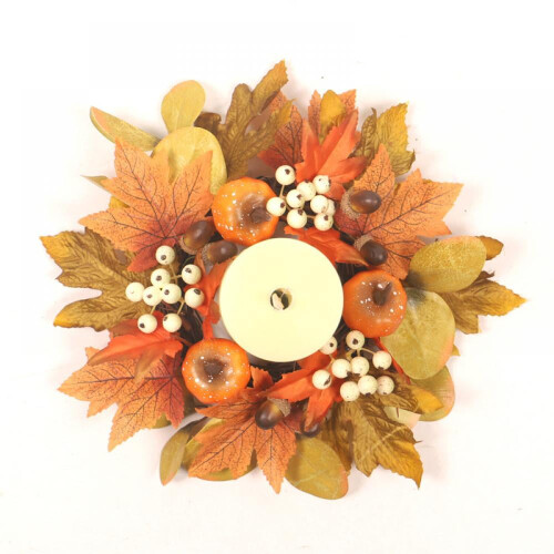 Autumn Maple Leaf Wreath 11.8 inches