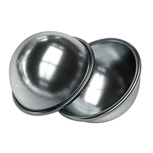 Troglfold metal bath ball mold 2 pcs 1