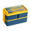 Plastic Bento Box Double Layer Blue 2-Compartment 2