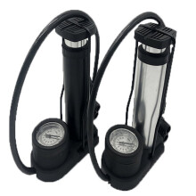 Portable bicycle foot pump universal for bike motorcycle