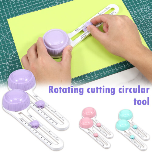 Circular Paper Cutter with 4 Adjustable Heads 2 pcs