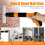 Mini manual nailer for walls, low-noise, adjustable 1