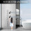 Shower Head Holder Black 360 Rotatable Wall Mount 5