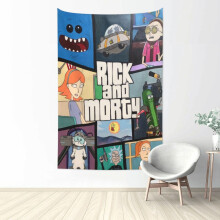 Rick and Morty animated poster wall art 24x36 inch