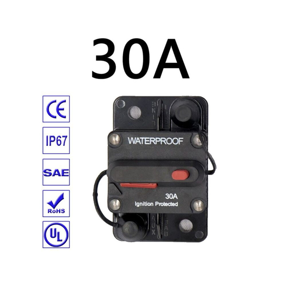 Circuit Breaker Manual Reset 30-300A Marine Boat 9370362076717