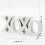 Xoxo Statue Valentine's Day Desktop Sculpture White 2