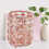 Rose Gold Crystal Vanity Holder for Comb Brushes Pens 1