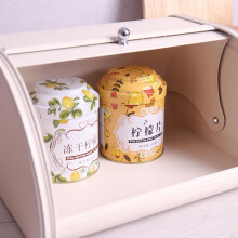 Metal Bread Box Vintage Countertop Storage Bin 3 Colors