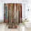 Wooden Brown Shower Curtain Hooks 12-Pack 3