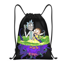 Rick and Morty Drawstring Bag Unisex Medium