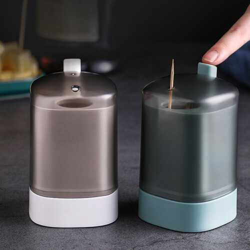 Automatic Toothpick Holder Retractable Dispenser with Case