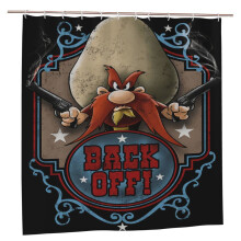 Yosemite Sam shower curtain 72 x 72 inches waterproof